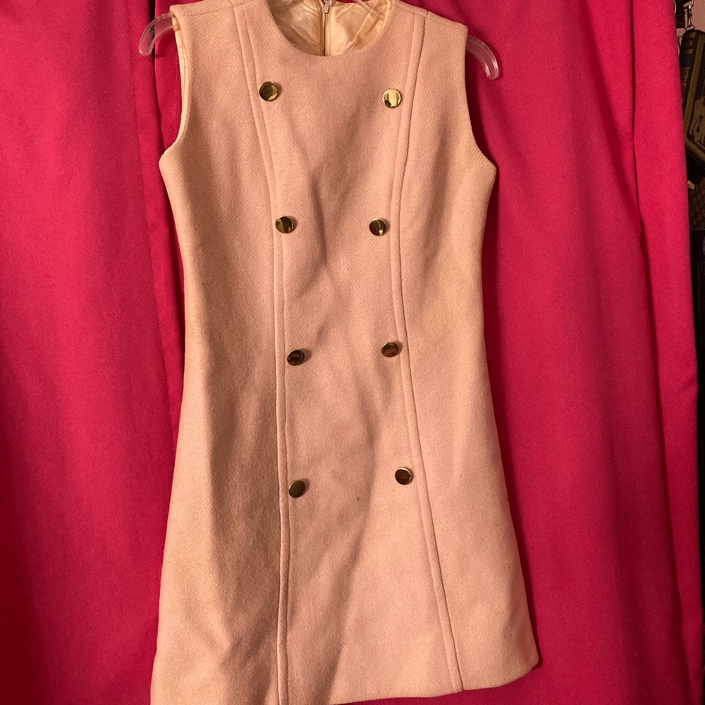 60s Vintage Pink Mod Dress